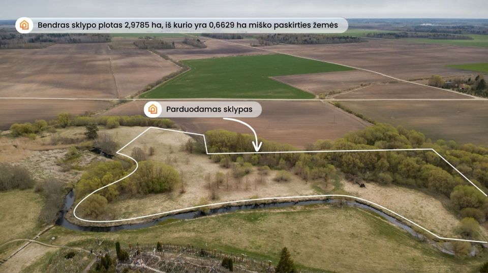 Parduodamas i&scaron;skirtinis sklypas &scaron;alia Kryžių kalno &ndash; tik 10 km iki &Scaron;iaulių miesto,  Domantų k., &Scaron;iaulių r.