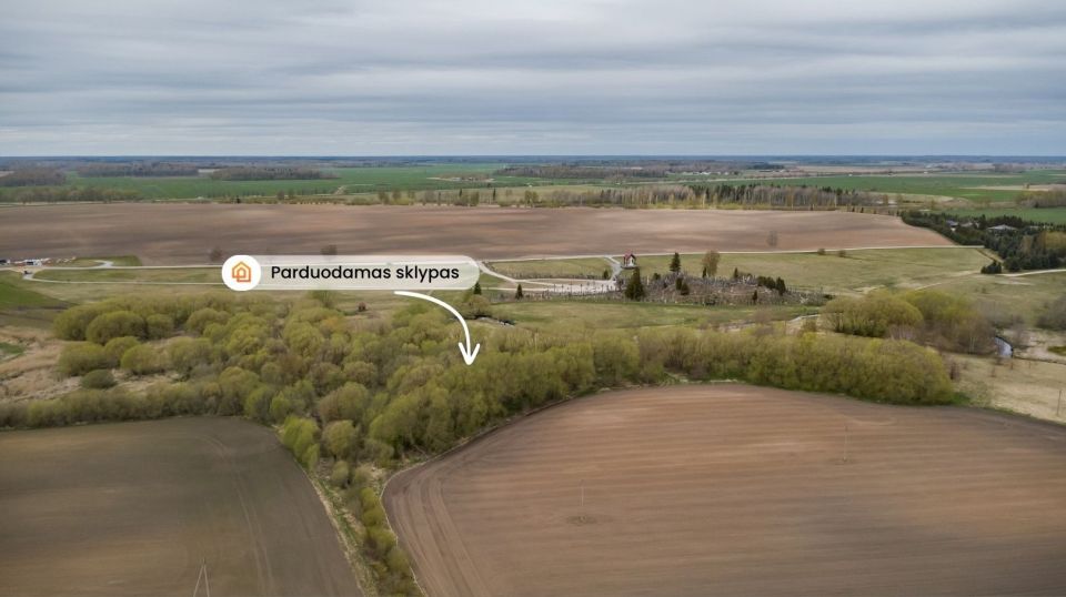 Parduodamas i&scaron;skirtinis sklypas &scaron;alia Kryžių kalno &ndash; tik 10 km iki &Scaron;iaulių miesto,  Domantų k., &Scaron;iaulių r.