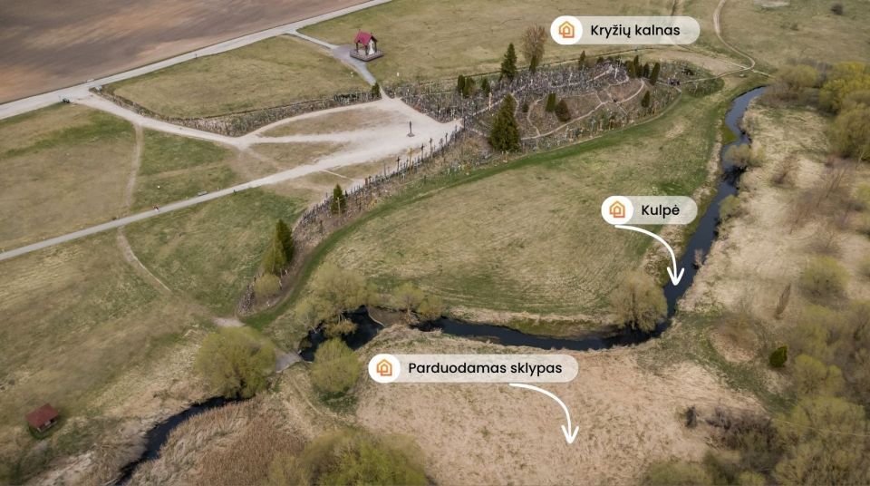 Parduodamas i&scaron;skirtinis sklypas &scaron;alia Kryžių kalno &ndash; tik 10 km iki &Scaron;iaulių miesto,  Domantų k., &Scaron;iaulių r.