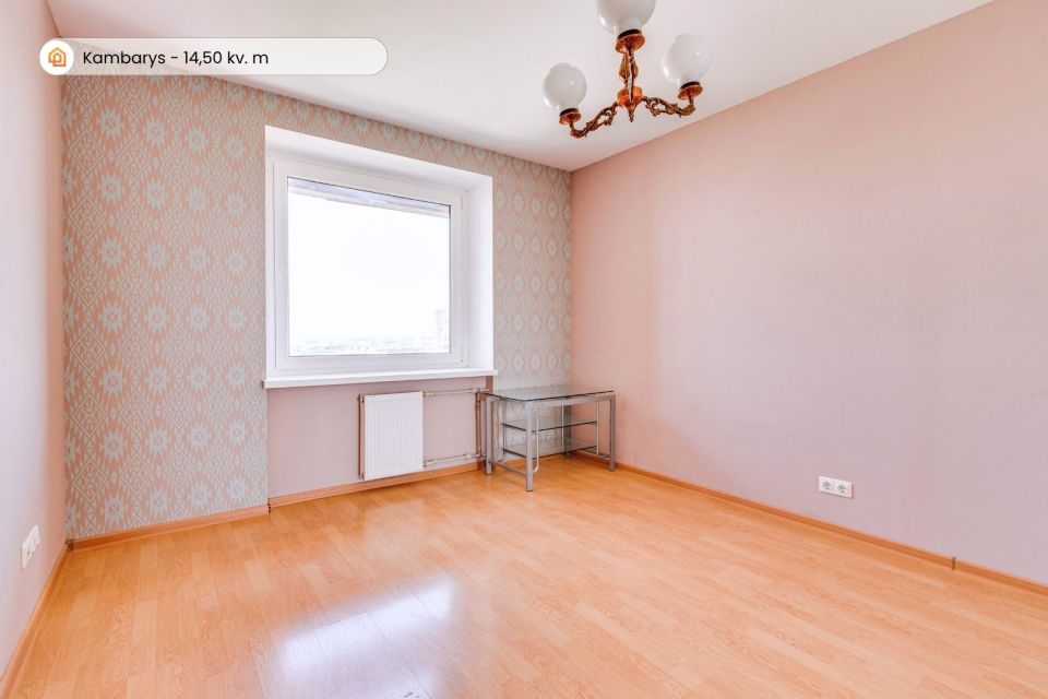Parduodamas itin erdvus 3 kambarių butas &Scaron;iauliuose, Lyros g., pro kurio langus atsiveria plati miesto panorama!