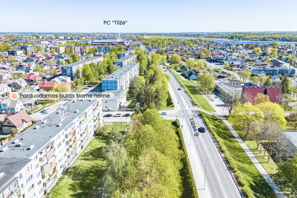 Parduodamas jaukiai įrengtas 1 kambario butas &Scaron;iaulių miesto centre, Tilžės g. 165