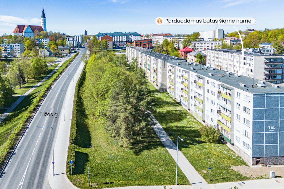 Parduodamas jaukiai įrengtas 1 kambario butas &Scaron;iaulių miesto centre, Tilžės g. 165
