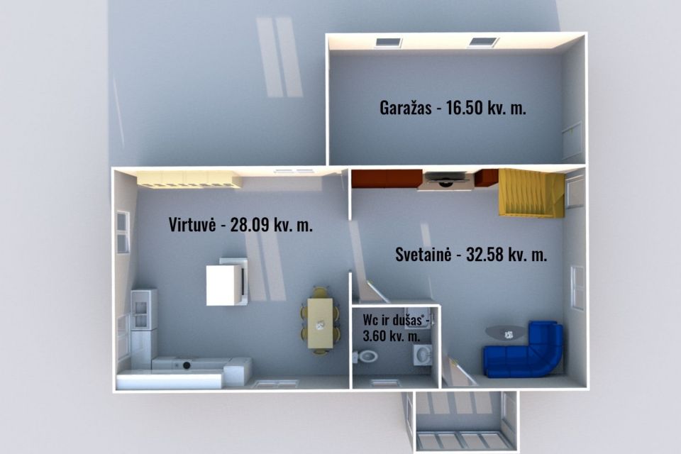 Parduodamas jaukus ir modernus namas Troškučių k., Šaltinėlio g., Mažeikių r.