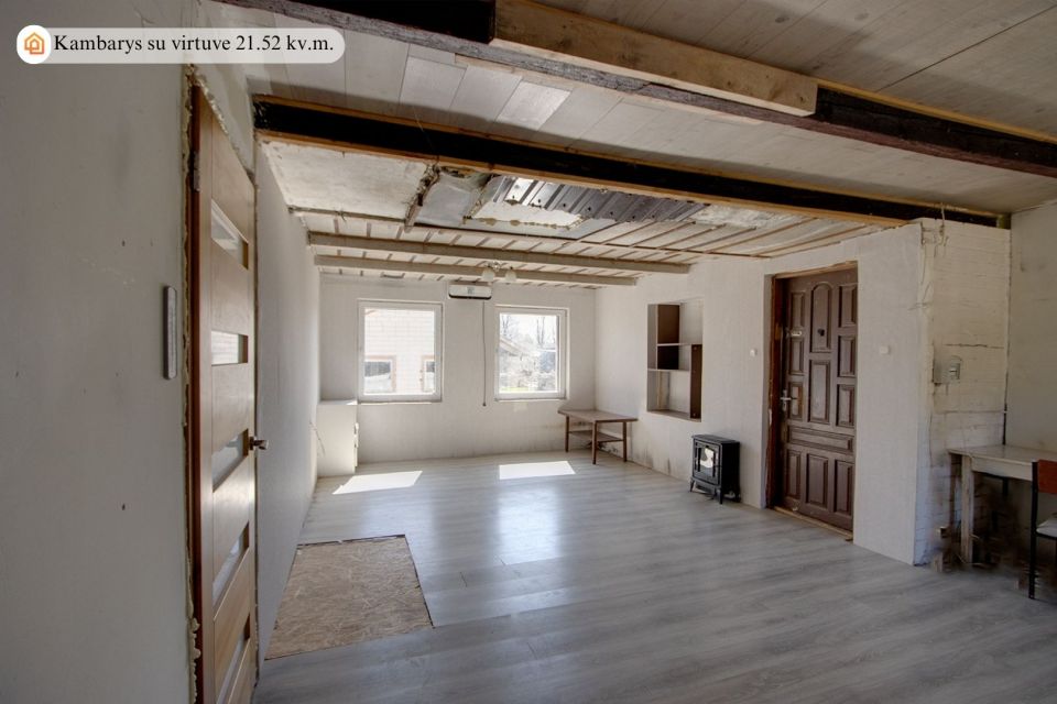 Parduodamas jaukus sodo namas su 9.5 a. sklypu Babtų sen., Kauno raj. Gaižuvėlės k. Neries g.