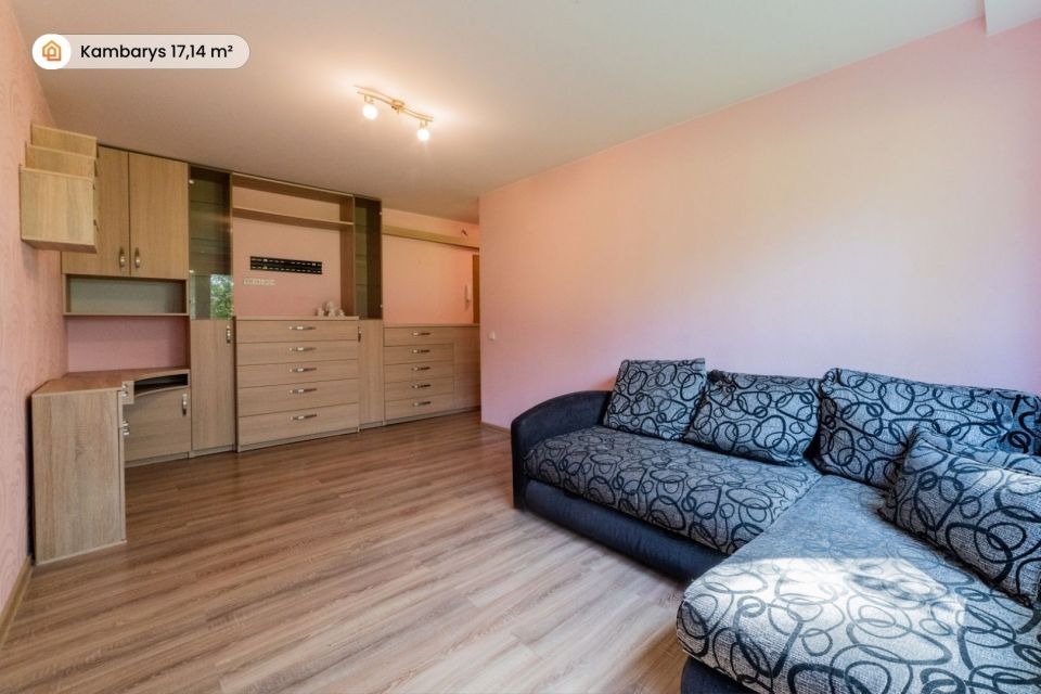Parduodamas jaukus, šviesus ir tvarkingas 1 kambario butas Naujakiemio g. 22, Klaipėdoje