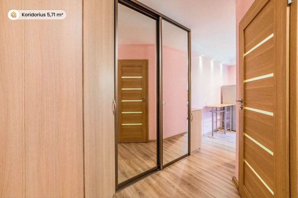 Parduodamas jaukus, šviesus ir tvarkingas 1 kambario butas Naujakiemio g. 22, Klaipėdoje
