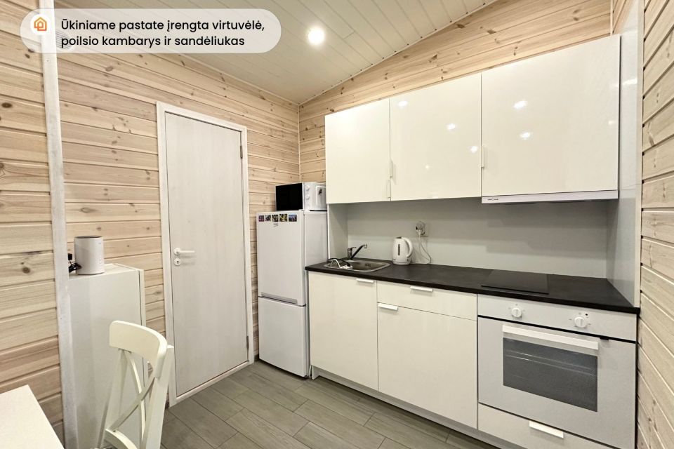 Parduodamas kompaktiškas 1 aukšto gyvenamasis namas Narvydžių k., Skuodo r., Sodo takas 14