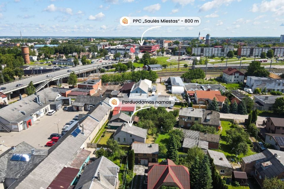 Parduodamas kompaktiškas namas su žemės sklypu Šiauliuose, Verdulių g. 8
