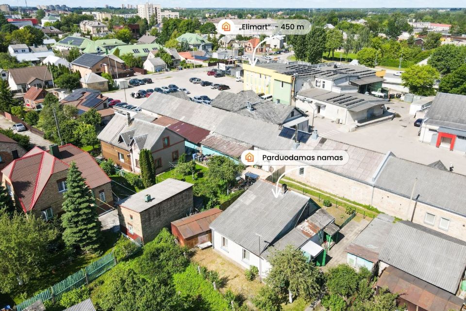 Parduodamas kompaktiškas namas su žemės sklypu Šiauliuose, Verdulių g. 8