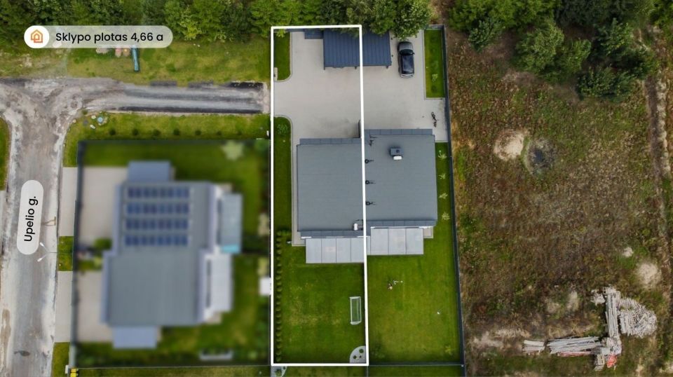 Parduodamas modernus A+ klasės namas šalia Šiaulių – pilnai įrengtas, su baldais ir terasa, Upelio g. 6, Dainų k., Šiaulių r.