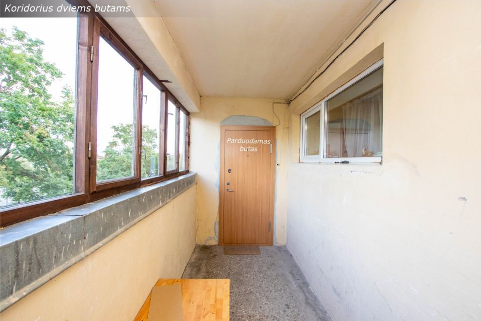 Parduodamas mūriniame name 3-čiame aukšte 2 kambarių butas Sodo g. 35,  Šiauliai
