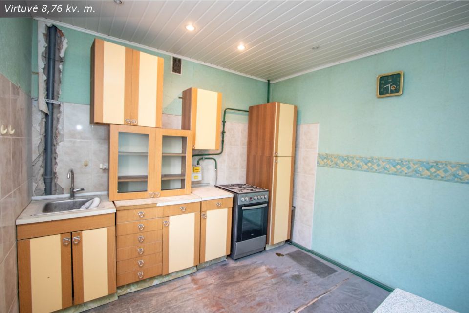 Parduodamas mūriniame name 3-čiame aukšte 2 kambarių butas Sodo g. 35,  Šiauliai