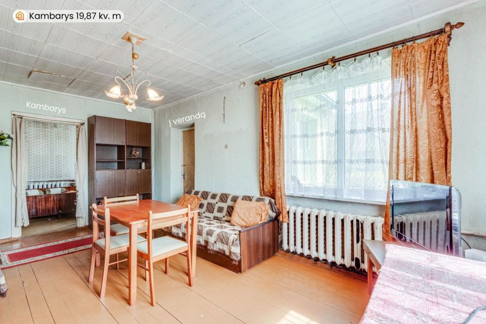 Parduodamas mūrinis, ap&scaron;iltintas namas su 30 arų žemės sklypu Mažeikių r., Palnosų k.