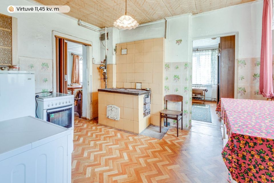 Parduodamas mūrinis, ap&scaron;iltintas namas su 30 arų žemės sklypu Mažeikių r., Palnosų k.