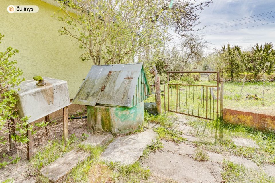 Parduodamas mūrinis, ap&scaron;iltintas namas su 30 arų žemės sklypu Mažeikių r., Palnosų k.