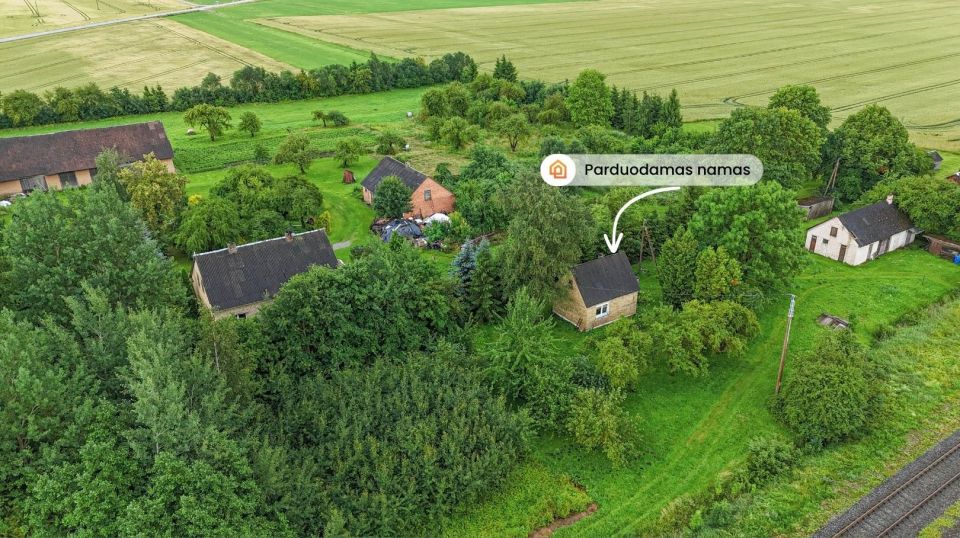 Parduodamas mūrinis gyvenamasis namas Meškuičių k., Stoties g. 51, Šiaulių r.