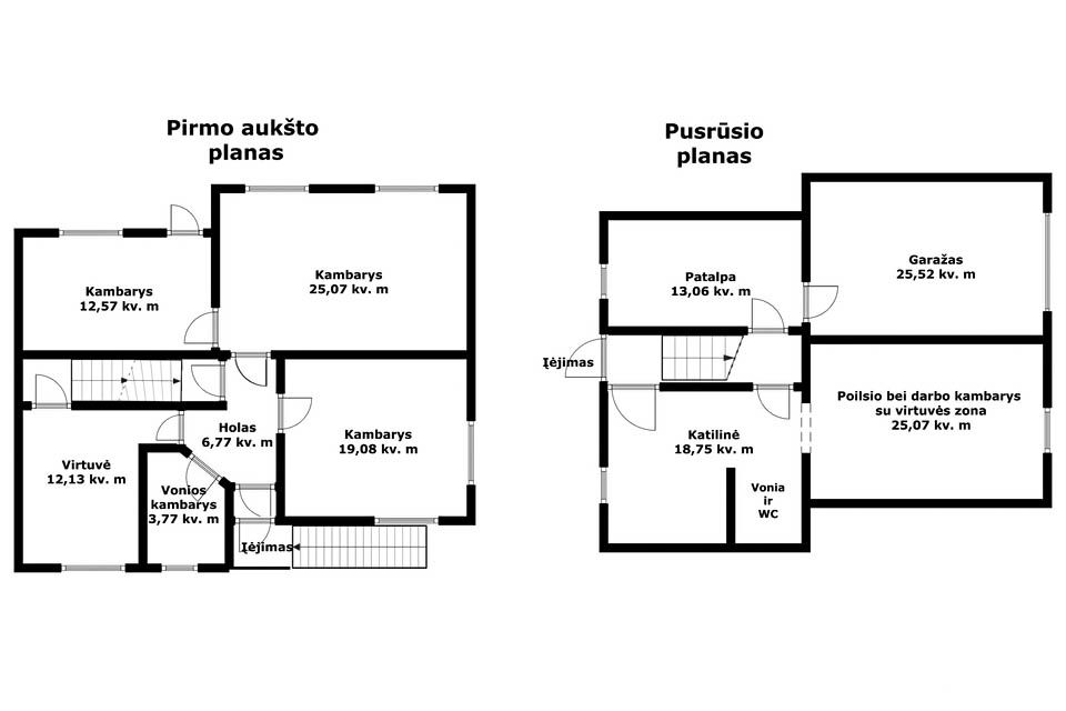 Parduodamas mūrinis namas su 15 arų žemės sklypu Kelmėje, Vakaro g.
