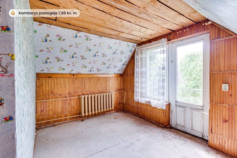 Parduodamas mūrinis namas su 16,69 arų žemės sklypu Alksniupių k., Radviliškio r.