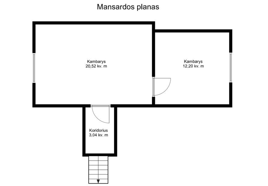 Parduodamas mūrinis namas su 29,40 arų sklypu &scaron;alia Varnių miestelio, Nakačios g. 9, Ožtakių k., Tel&scaron;ių r.
