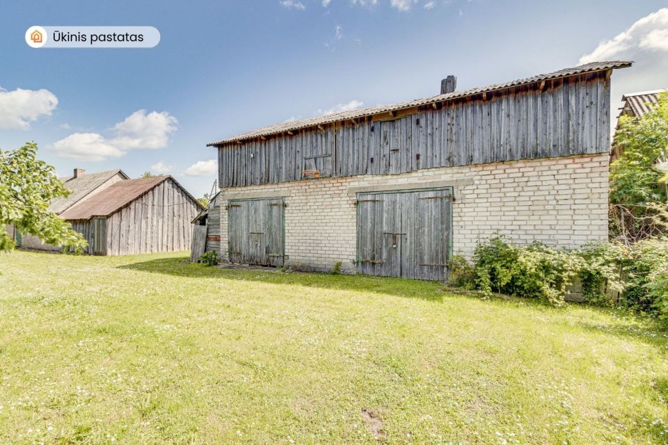 Parduodamas mūrinis namas su 57,06 arų žemės sklypu Kaštonų g., Upynos k., Telšių r.