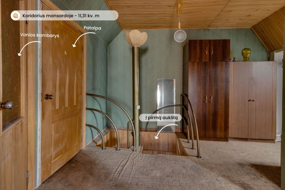 Parduodamas mūrinis namas su garažu, tinkantis verslui, &Scaron;iauliuose, &Scaron;im&scaron;ės mikrorajone, Vilkavi&scaron;kio g. 4