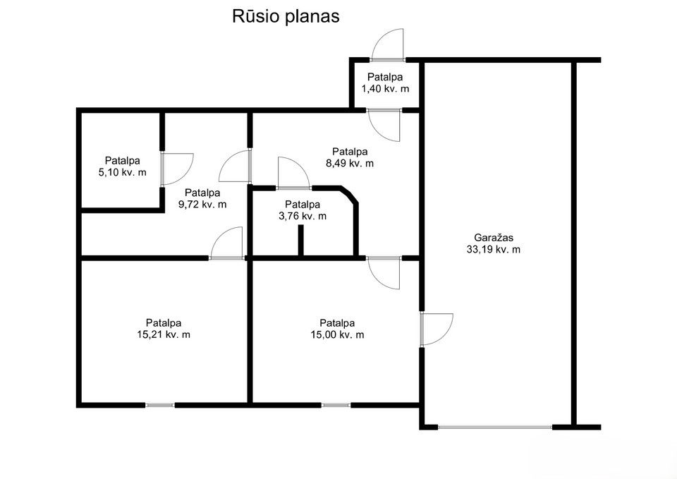 Parduodamas mūrinis namas su garažu, tinkantis verslui, &Scaron;iauliuose, &Scaron;im&scaron;ės mikrorajone, Vilkavi&scaron;kio g. 4