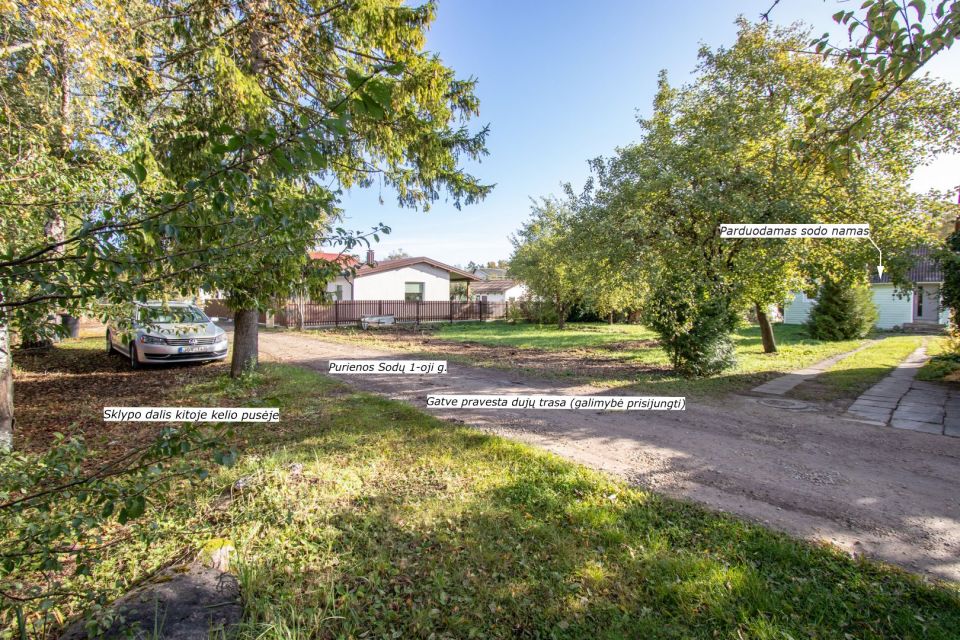 Nauja kaina, geras pasiūlymas. Parduodamas mūrinis sodo namas su 8,13 arų sklypu, Purienos Sodų 1-oji g. 40, Šiauliai.