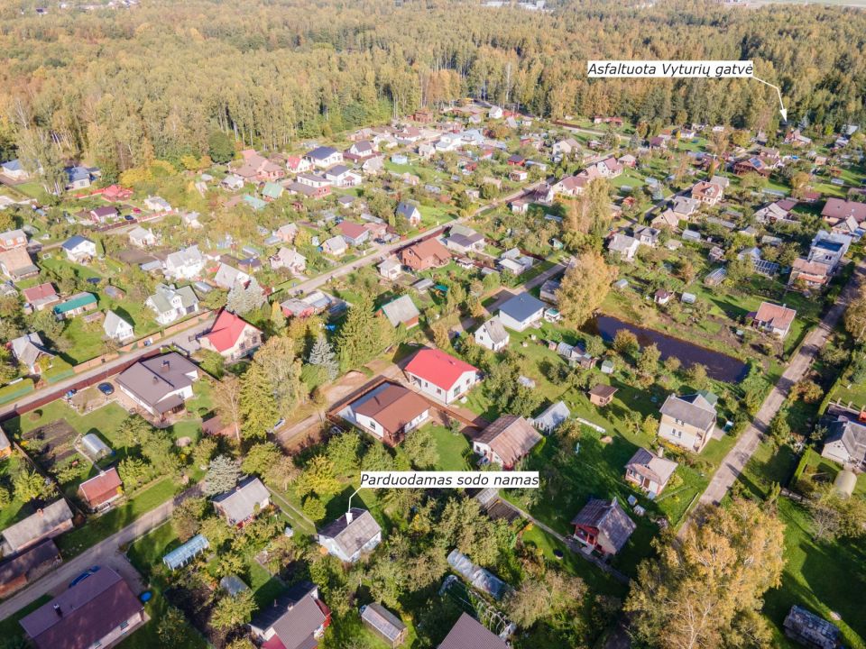 Nauja kaina, geras pasiūlymas. Parduodamas mūrinis sodo namas su 8,13 arų sklypu, Purienos Sodų 1-oji g. 40, Šiauliai.