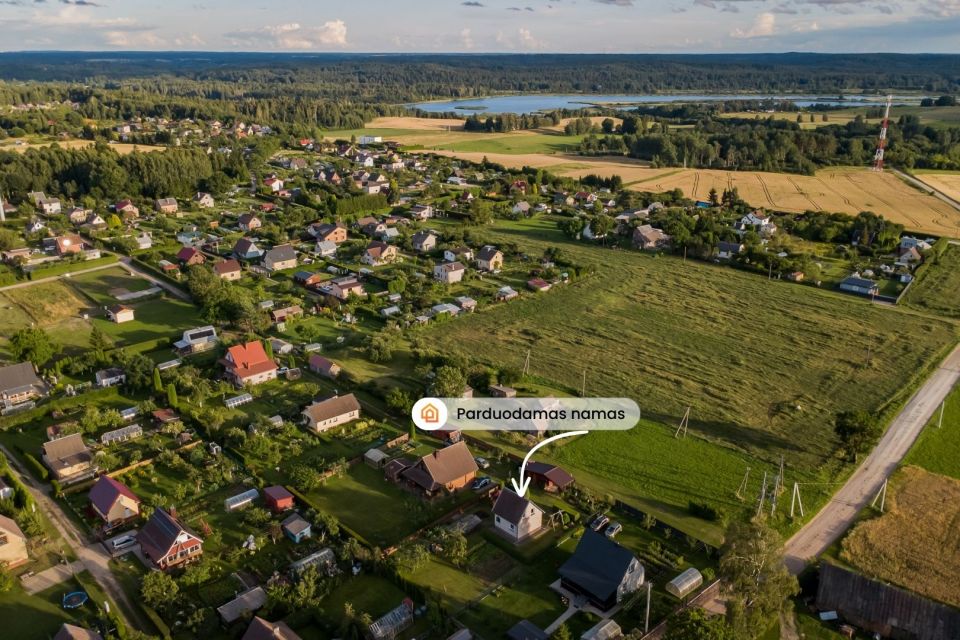 Parduodamas mūrinis sodo namas su 8,39 aro sklypu Gervėnų k., Bubių sen., &Scaron;iaulių r. &ndash; puiki vieta poilsiui gamtos apsuptyje!