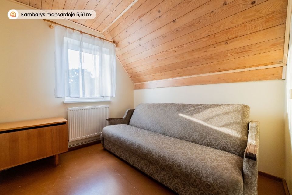 Parduodamas mūrinis sodo namas su 8,39 aro sklypu Gervėnų k., Bubių sen., &Scaron;iaulių r. &ndash; puiki vieta poilsiui gamtos apsuptyje!