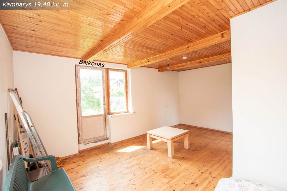 Parduodamas mūrinis sodo namas su dviem sklypais, Gėlių g.17 ir 17A, Maskvytės k., Šiaulių raj.