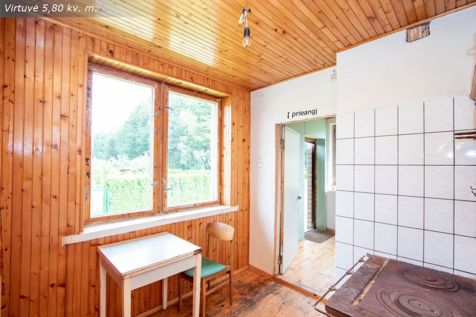 Parduodamas mūrinis sodo namas su dviem sklypais, Gėlių g.17 ir 17A, Maskvytės k., Šiaulių raj.