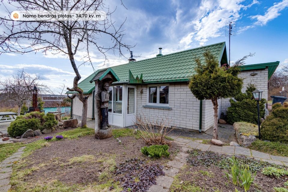 Parduodamas mūrinis sodo namas su sklypu, prie Plungės, Kau&scaron;ėnų k., Kalnų g. 6