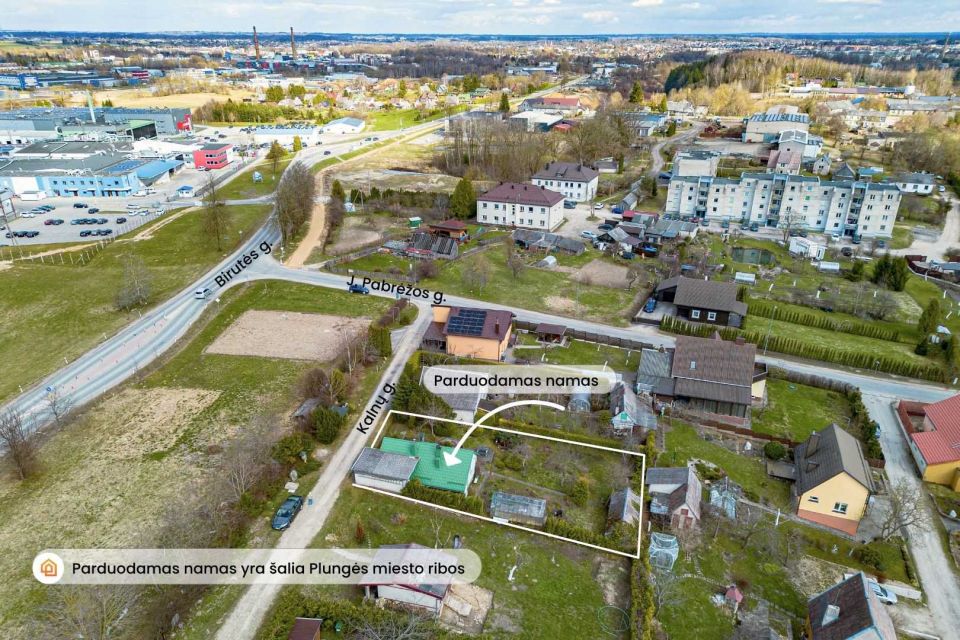 Parduodamas mūrinis sodo namas su sklypu, prie Plungės, Kau&scaron;ėnų k., Kalnų g. 6