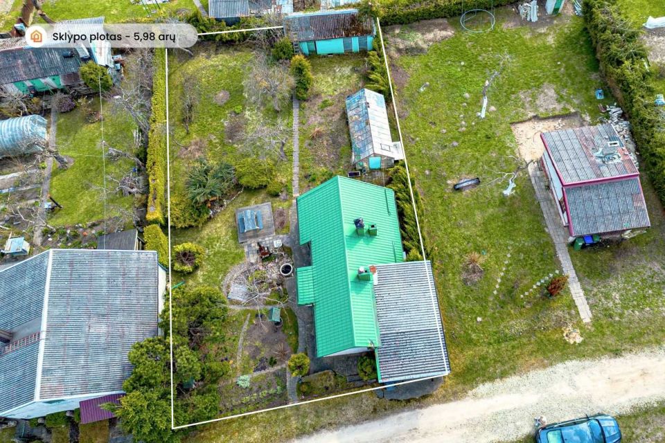Parduodamas mūrinis sodo namas su sklypu, prie Plungės, Kau&scaron;ėnų k., Kalnų g. 6
