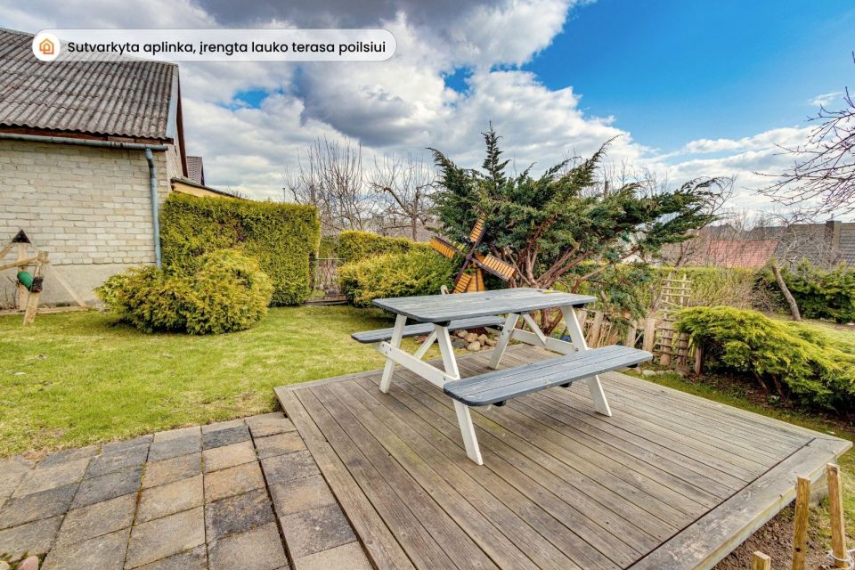 Parduodamas mūrinis sodo namas su sklypu, prie Plungės, Kau&scaron;ėnų k., Kalnų g. 6