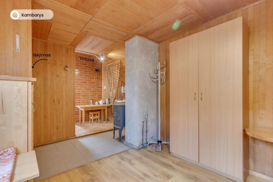 Parduodamas mūrinis sodo namas su sklypu, prie Plungės, Kau&scaron;ėnų k., Kalnų g. 6