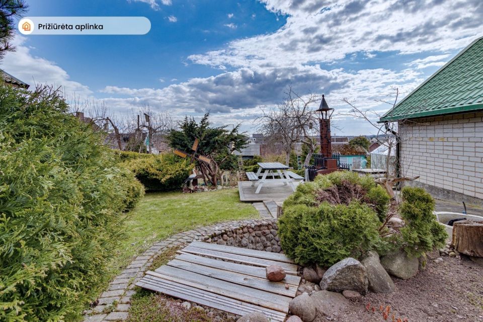 Parduodamas mūrinis sodo namas su sklypu, prie Plungės, Kau&scaron;ėnų k., Kalnų g. 6