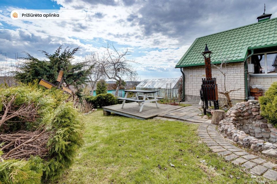 Parduodamas mūrinis sodo namas su sklypu, prie Plungės, Kau&scaron;ėnų k., Kalnų g. 6