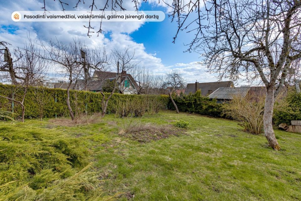Parduodamas mūrinis sodo namas su sklypu, prie Plungės, Kau&scaron;ėnų k., Kalnų g. 6