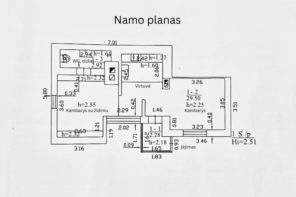 Parduodamas mūrinis sodo namas su sklypu, prie Plungės, Kau&scaron;ėnų k., Kalnų g. 6