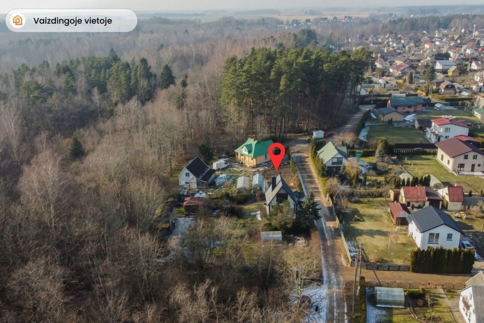 Parduodamas mūrinis sodo namas su sklypu šalia miško, Versmės g. 53, Troškučių k., Mažeikių r.