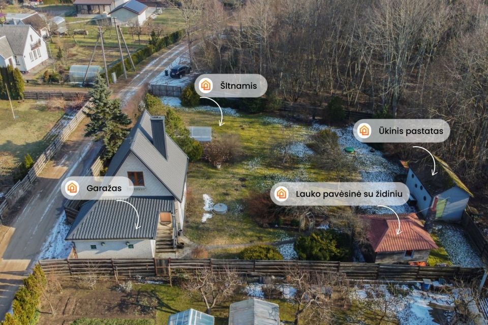 Parduodamas mūrinis sodo namas su sklypu šalia miško, Versmės g. 53, Troškučių k., Mažeikių r.