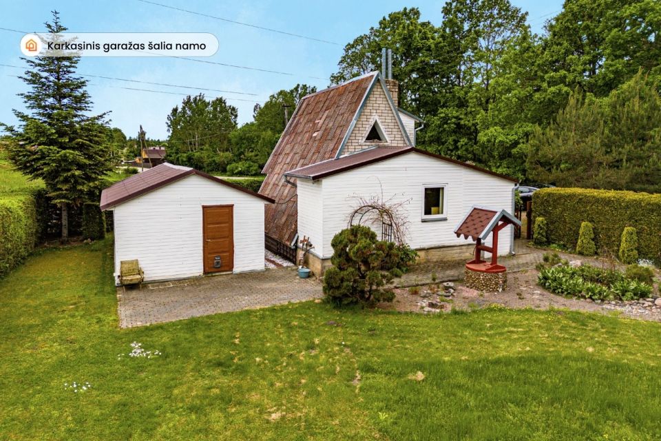 Parduodamas mūrinis sodo namas su sklypu &scaron;alia Tel&scaron;ių, Užgirių k., Ąžuolo sodų 6-oji g. 2