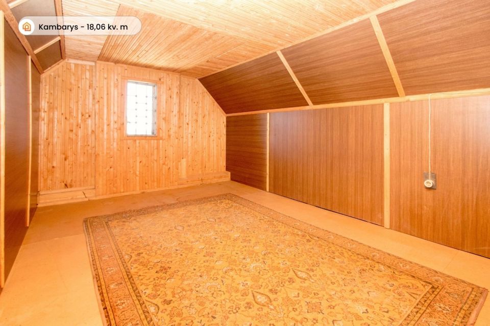 Parduodamas mūrinis sodo namas vieno aukšto su mansarda ir rūsiu, SB "Toliočiai", Tvenkinio g. 47, Toliočių k., Šiaulių r.
