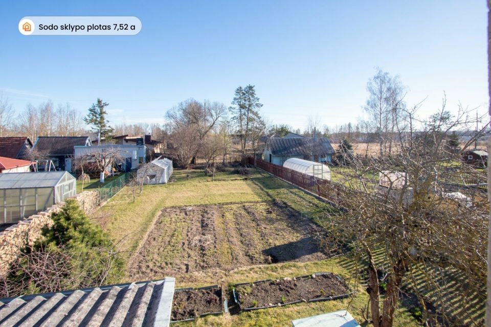 Parduodamas mūrinis sodo namas vieno aukšto su mansarda ir rūsiu, SB "Toliočiai", Tvenkinio g. 47, Toliočių k., Šiaulių r.