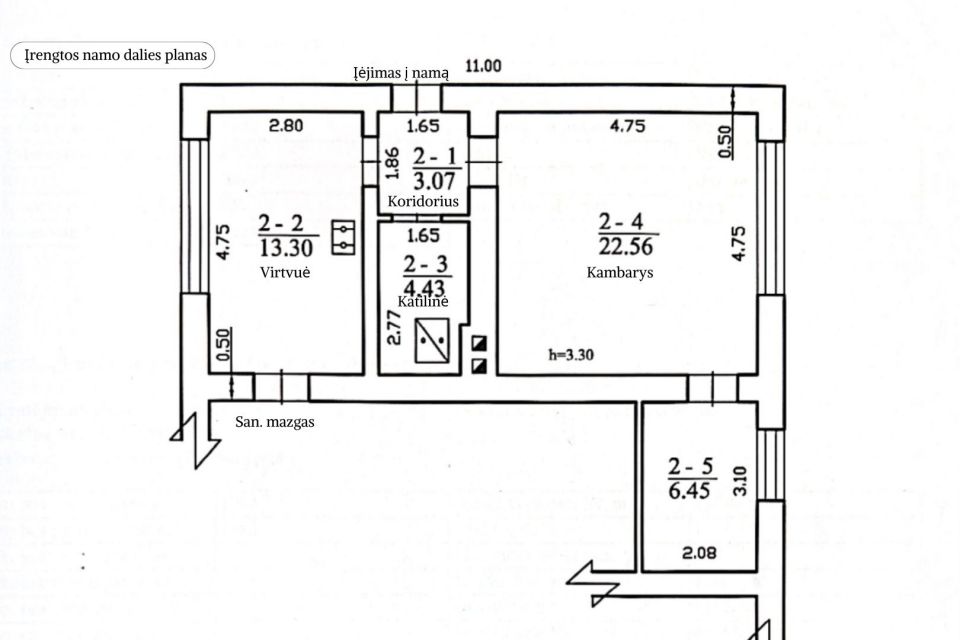 Parduodamas namas Raseinių r., Ginčaičių k.