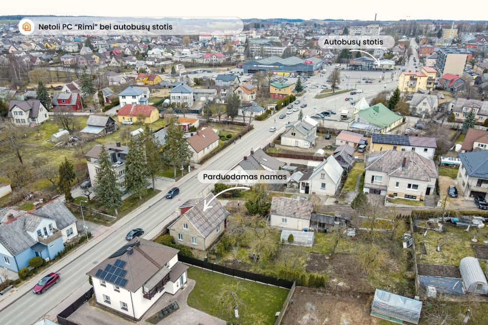 Parduodamas namas šalia miesto centro ir Masčio ežero Telšiuose, Muziejaus g. 13