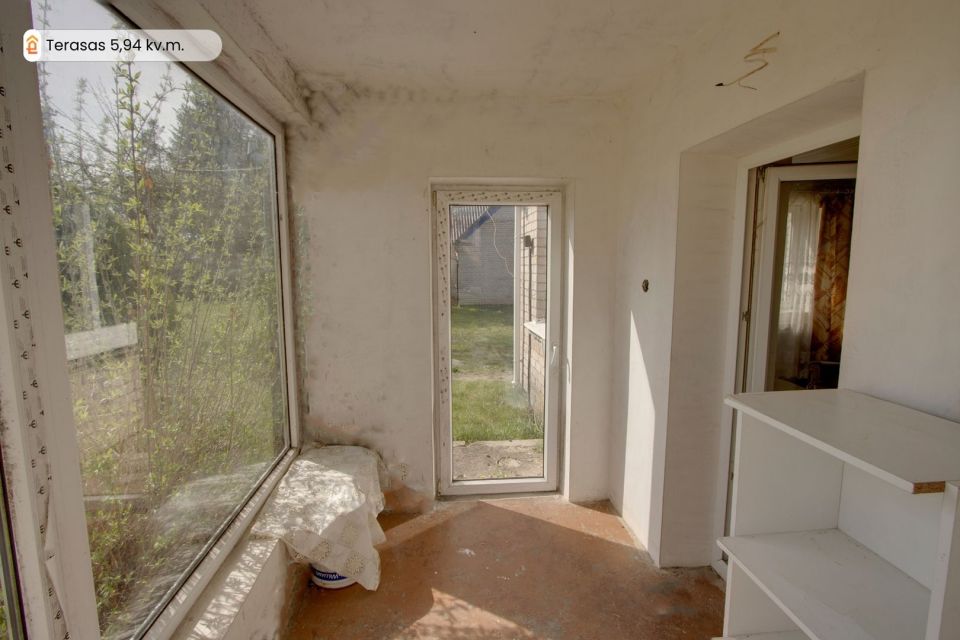 Parduodamas namas su 19 a. žemės sklypu Panevėžio r., Užunevėžio k.