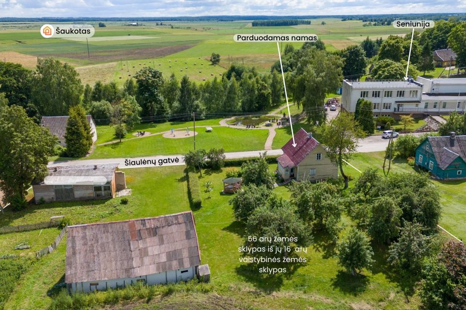 Parduodama sodyba vaizdingoje vietoje, Radvili&scaron;kio rajone, &Scaron;aukoto mstl., &Scaron;iaulėnų g. 38
